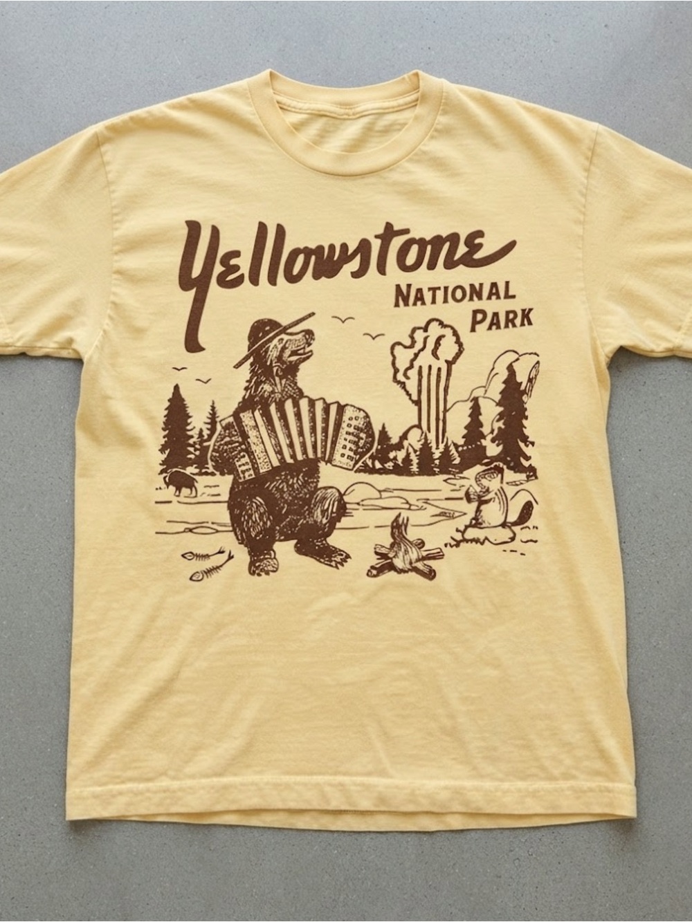 Yellowstone National Park Gildan Graphic T-Shirt Tee